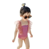 Kupaći odijelo za djevojke djevojke djeca dječje djevojčice rufflesel biserl bikini kupaći kostimi kupaći