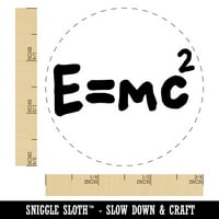 Einstein jednadžba za energetsku i masovnu formulu samo-inking gumenu mastilo mastilo - ružičasta tinta - mala