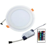 Ruibeauty dvostruka boja bijela RGB LED stropni svjetiljki navijači ugradne ploče