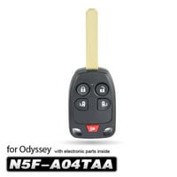 Brzo ključ za daljinski auto fob za Honda Odyssey 2011- N5F-A04taa 35118-TK8-A10