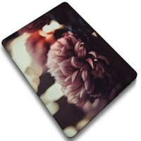Kaishek Hard Case Cover Compatibible MacBook Pro 14 A + crna poklopac tastature, cvijet 0061