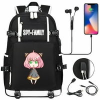 Porodični ruksak Bzdaisy Spy sa USB punjenjem i prelaskom pretinca za prijenosnog računala za djecu Teen