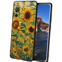 Zlatna-suncokret-polja - Telefonska futrola za Samsung Galaxy S za žene Muškarci Pokloni, Mekani silikonski