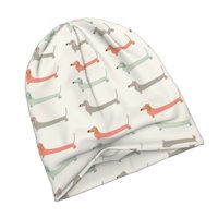 Jahshund pas Slouchy Beanie za žene Muškarci Stretch Sleep Hat Function Poklon Jesenska casual pokrivala