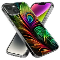 Apple iPhone Pro Neon Rainbow Glow Paunop Pearoot otporan na hibridnu zaštitnu futrolu