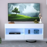 Moderan visoko sjajni zidni LED TV ormar, kreativni namještaj TV ormar