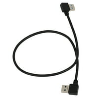 USB 3. Upišite muški stupanj lijevo uglovan u desni ugaoni produžni kabel ravno povezivanje 1,5ft