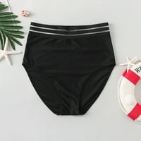 Relanfenk Swim kratke hlače za žene visoko struk mrežice bikini dno Trčevi temminijske gaćice hlače
