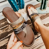 Kayannuo Beach Sandale Clearens Sliperiena Žena Sandal klinovi Sandale Ležerne prilike ženske cipele