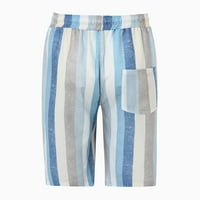 Hlače Muškarci Muški Capris Ležerne prilike Lagane kratke hlače sa kratkim elastičnim strukom plaže
