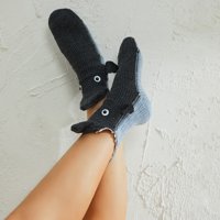 Smiješne životinjske pletene čarape za odrasle djece Novost 3D čarape morski pas krokodil čarape Božićne