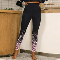 Joga hlače za žene visoke struke Sportske tajice Dugi sportski pantalone za print Hopls Yoga hlače Stretch