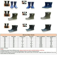 Lacyhop unise kišne čizme Wide Calf gumenog čizme Lagana radna obuća mokri vremenu casual vrtna cipela
