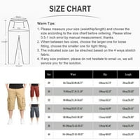 Tobchonp modni muški kratke hlače Ljetne casual labave otvorene jogger pantalone srednje struice Solid