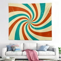 Vintage 70S 60S tapiserija, apstraktna minimalistička umjetnost tapiserija za tapiserija za dnevni boravak,