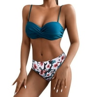 Ženska gradijentna bikinija set plivaju dva kupaća kupaći kostim plaža plus plus kupaći kostimi za žene za žene