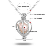 Ogrlice za žene Moda Prirodni ostrige Pearl Wish Boce Privjesni ogrlica za Valentine Dan Decor