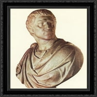 Brutus [Detalj: 1] Crna Ornate Wood Framed Canvas Art Autor Michelangelo