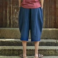 Badymincsl pantalone za muškarce Clearence muške ležerne slim sportske hlače CALF-dužine posteljine
