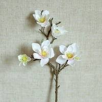 Cvijeće magnolije sa pupoljcima Podružnica umjetna magnolija cvjeta vjenčani cvjetovi Buketi cvjetni