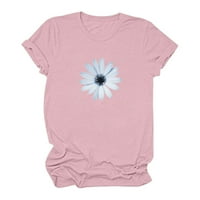 Ženska majica Tees Funny Slatka kratka rukava Smiješna majica za ispis The Print T-Majica Bluza u prodaji