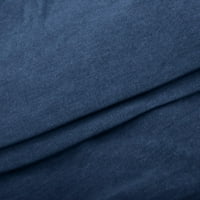 Žene dugih rukava na vrhu Žene Okrugli vrat Ležerna majica Solid Duksera za vrat-izrez Kink Split Dugi rukav Duks ležerne bluze Top bluza s dugim rukavima