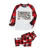 Coopserbil Usklađivanje djece Božićne pidžame Print Kids Organska pamučna djeca Božićne pidžame