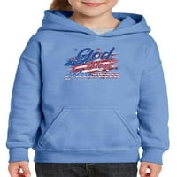 Bog blagoslovi Amerika Hoodie Juniors -image by Shutterstock, Mala