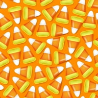 Halloween Candy kukuruz ženski zeleni heather grafički trkački trkački tenk - dizajn ljudi XS