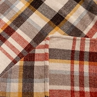 Chenille Pleaid bacajte pokrivač tkani bacanje s navlakama na kauku