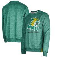 Muški zeleni sjeverni Michigan Wildcats Skinjačko ime Drop Crewneck Pulover Duweatshirt