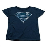 Superman DC stripovi superherove vodene kapi s štit logotip Ženska majica Tee