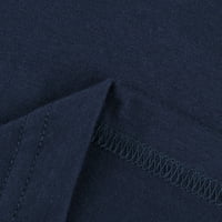 Ljetni vrhovi za ženske kratkih rukava za posadu izrez Top Plus size labave bluze Ležerne ljetne marjetice