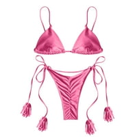 Ženski visoko struk bikini Push Up Bikinis Print kupaći kostimi ženski odjeća za kupalice za kupaće
