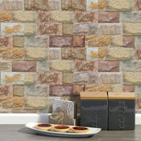 Farfi 20x opeka kamena imitacija vodootporna naljepnica za pločice DIY podni zid