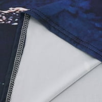 Haljine za žene Žene Maxi haljina s džepovima Plus size Ispis V-izrez Duge košulje Duge košulje za žene