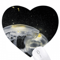 Ocean Jellyfish Naucnosti Slika prirode Slike Heart Mousepad Gumeni mat igra
