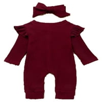 Novorođena dječja dječaka Dječak jesenska odjeća postavljena pletena odjeća za preskoče