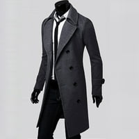 Aoochasliy muški zimski kaputi Cleaniance rever Blazers Rov zimski tanak elegantan kaput sa dvostrukim