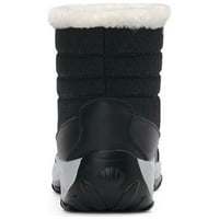 Gomelly Womens zimske čizme za snijeg čipke udružuju plišane cipele