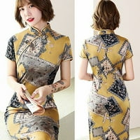 Kineska nacionalna Cheongsamska ženska haljina ručno izrađene gumne Elegantna vintage