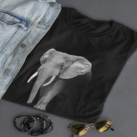 Pješačenje velikih slonova majice žene -Image by shutterstock, ženska srednja sredstva