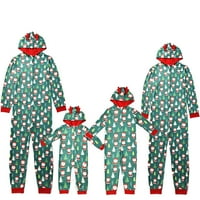 Porodične božićne pidžame Podudarni setovi - Xmas Family PJS Mathching Set, odmor dugih rukava za spavanje