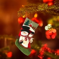 Božićna čarapa ukrasna čarapa torbica za zabavu Candy torbica