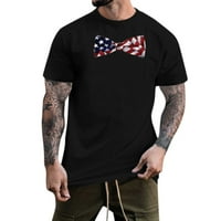 Ljetni muškarci T-majice Ležerne American Bowint Titted majica Okrugli vrat kratkih rukava Majica za