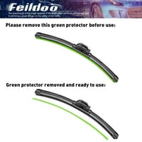 Feildoo 20 & 19 brisači za brisanje odgovara za Honda Civic 20 + 19 Prednji brisač vetrobranskog stakla,