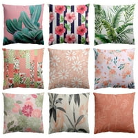 Visland cvjetni jastuk za bacanje tropskim havajskim i cvjetnim dizajnom jastuk za cvjeta za kauč kauč