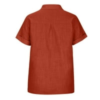 XYSAQA Plus veličine za žene, bluze za ženska moda, ležerni dugi rukav niz majice, s-5xl