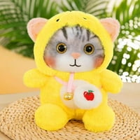 Pluffy Cat plišani igrački jastuk slatki životinjski punjeni mačji dječji rođendanski pokloni