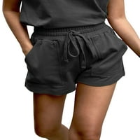Fanvereka Žene Solid Boja Ljetne sportske kratke hlače visoke struke kratke hlače